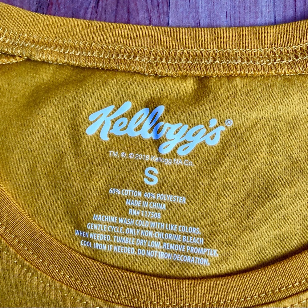 NEW Kellogg’s Eggo Shirt NWOT - Picture 4 of 12